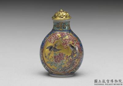 图片[2]-Glass-body painted enamel snuff bottle with a bird-and-flower design, Qianlong reign (1735-1796), Qing dynasty-China Archive